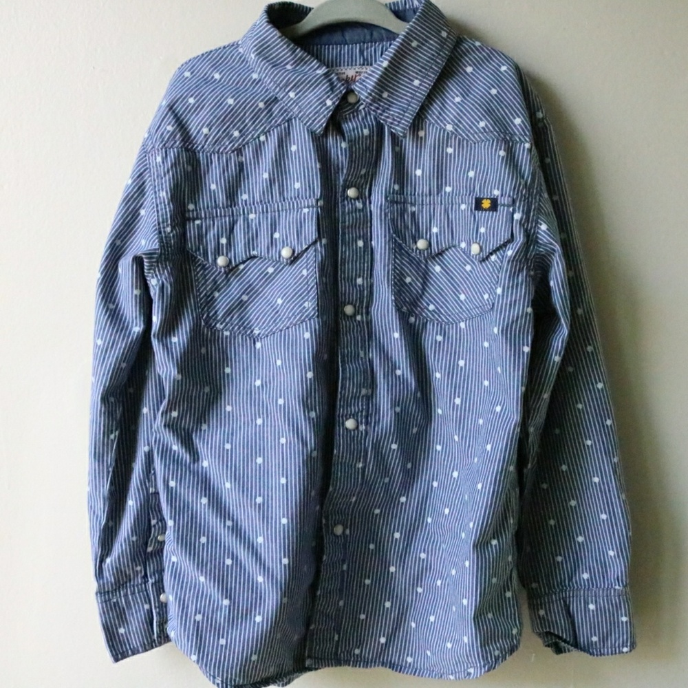 Lucky brand youth button down shirt